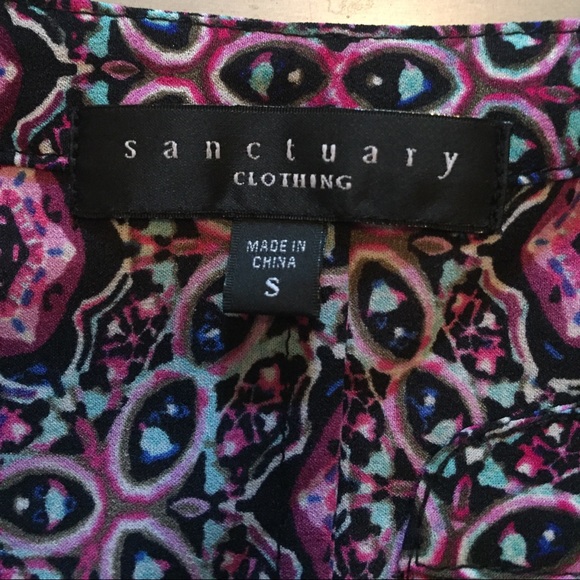 Sanctuary sleeveless top size small - Picture 6 of 7